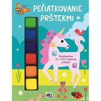 Pečiatkovanie prstíkmi Jednorožec - autor neuvedený