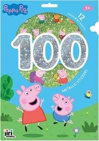 100 metalických samolepek s omalovánkovými listy Prasátko Peppa - autor neuvedený