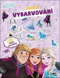 Veselé vybarvování se super samolepkami Ledové království - autor neuvedený