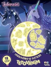 Omalovánky se svítícím tetováním Jednorožci - autor neuvedený 1