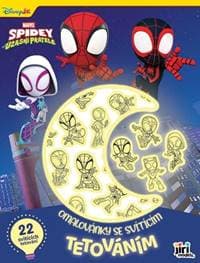 Omalovánky se svítícím tetováním Spidey - autor neuvedený