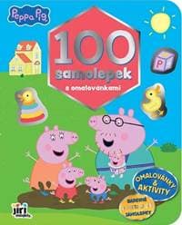 100 samolepek s omalovánkami Prasátko Peppa - autor neuvedený