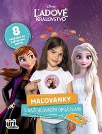Maľovanky s nažehľovacími obrázkami Ľadové kráľovstvo - autor neuvedený