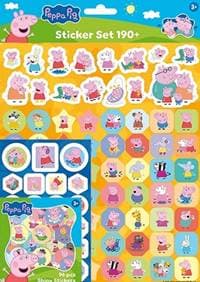 Samolepkový set 190+ Prasiatko Peppa - autor neuvedený 1