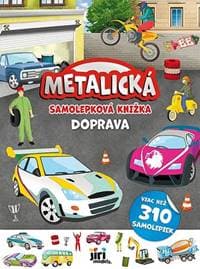 Metalická samolepková knižka - Doprava - autor neuvedený