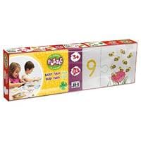 Puzzle pro předškoláky v krabičce Čísla, barvy, tvary 1