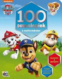100 samolepiek s maľovankami - Paw Patrol - autor neuvedený 1