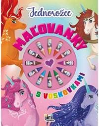 Maľovanky s voskovkami Jednorožce - autor neuvedený