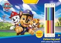 Bloky na kreslenie s pastelkami Labková patrola - autor neuvedený 1