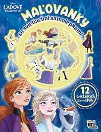Maľovanky so svietiacimi samolepkami - Ľadové kráľovstvo - autor neuvedený