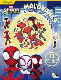 Maľovanky so svietiacimi samolepkami - Spidey - autor neuvedený