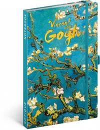 Notes Vincent van Gogh, linajkovaný, 13 × 21 cm - autor neuvedený