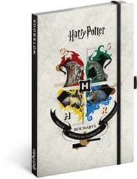Notes Harry Potter, linajkovaný, 13 × 21 cm - autor neuvedený
