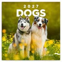Poznámkový kalendář Psi 2027 - nástěnný kalendář - autor neuvedený