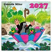 Poznámkový kalendář Krteček 2027 - nástěnný kalendář - autor neuvedený