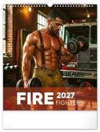 Nástenný kalendár Dreamy Firefighters 2027, 30 x 34 cm - autor neuvedený