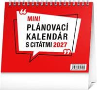 Mini plánovací kalendár S citátmi 2027 - stolový kalendár - autor neuvedený 1