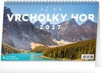 Až na vrcholky hor 2027 - stolní kalendář - autor neuvedený 1