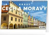 Krásy Čech a Moravy 2027 - stolní kalendář - autor neuvedený 1