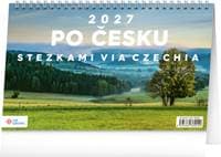 Po Česku stezkami Via Czechia 2027 - stolní kalendář - autor neuvedený 1