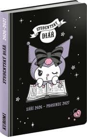 Studentský diář Kuromi 2026-2027 - autor neuvedený