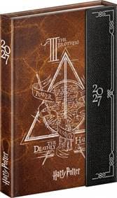 NOTIQUE Týždenný magnetický diár Harry Potter – Dary smrti 2027, 11 x 16 cm - autor neuvedený