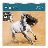 Kalendář Horses 2027 - nástěnný kalendář - autor neuvedený