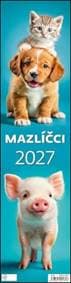 Mazlíčci vázanka 2027 - nástěnný kalendář - autor neuvedený 1
