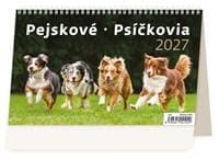 Pejskové 2027 - stolní kalendář - autor neuvedený