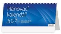 Plánovací kalendář modrý 2027 - stolní kalendář - autor neuvedený 1