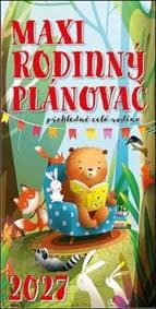 MAXI rodinný plánovač 2027 - nástěnný kalendář - autor neuvedený
