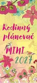 MINI rodinný plánovač 2027 - nástěnný kalendář - autor neuvedený