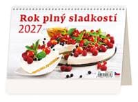 Rok plný sladkostí 2027 - stolní kalendář - autor neuvedený 1