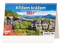 Křížem krážem Českou republikou 2027 - stolní kalendář - autor neuvedený 1
