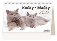 Kočky 2027 - stolní kalendář - autor neuvedený 1