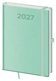 Denní diář 2027 A5 Print Pop světle zelený - autor neuvedený
