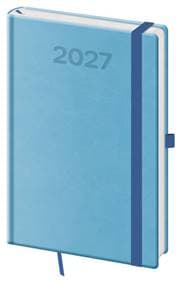 Týdenní diář 2027 A5 Print Pop světle modrý - autor neuvedený