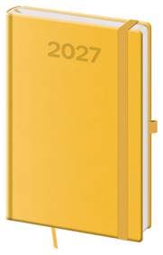 Týdenní diář 2027 A5 Print Pop žlutý - autor neuvedený 1