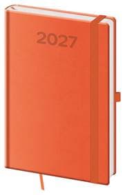 Týdenní diář 2027 A5 Print Pop oranžový - autor neuvedený