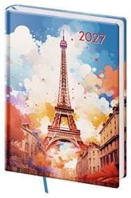 Denní diář 2027 A5 Vario Lyra Paris - autor neuvedený 1