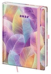 Týdenní diář 2027 A5 Vario Feathers s gumičkou - autor neuvedený 1