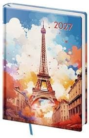 Týdenní diář 2027 A5 Vario Lyra Paris - autor neuvedený