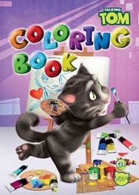 Omaľovanky A4 s farebnou predlohou - Talking Tom - autor neuvedený