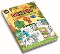 Kreatívna sada omaľovaniek a aktivít A4 - Dinosaurus - autor neuvedený 1