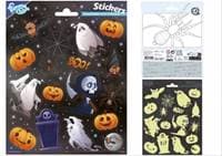 Svietiaca sada Halloweenskych samolepiek - autor neuvedený