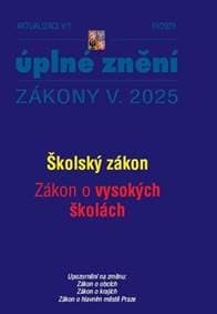 Aktualizace Školský zákon, Zákon o vysokých školách - autor neuvedený