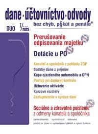 DUO 7/2025 – Odpisy, Daňová kontrola - autor neuvedený
