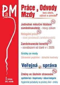 Práce a mzdy 1/2026 – Jednotné měsíční hlášení zaměstnavatele - autor neuvedený 1