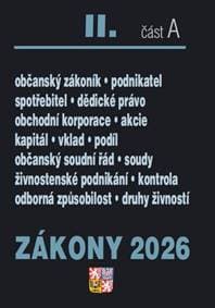 Zákony II A/2026 – Občanský zákoník - autor neuvedený 1