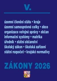 Zákony V  2026 – Veřejná správa, Školství - autor neuvedený 1